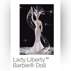 FAO Schwarz Bob Mackie Barbie Lady Liberty Limited Edition - Cert of Auth